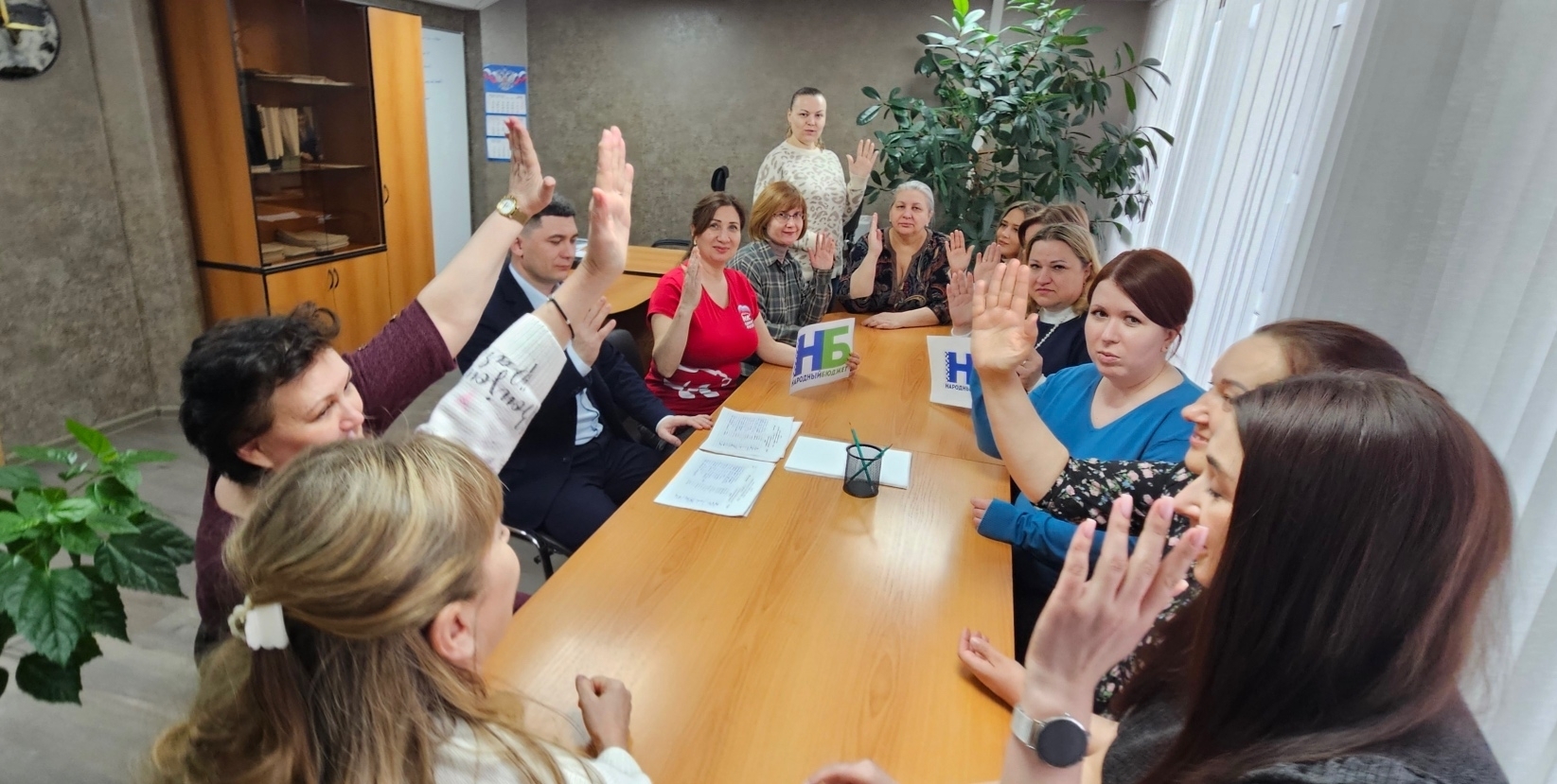 собрание, голосование в программе "Народный бюджет".