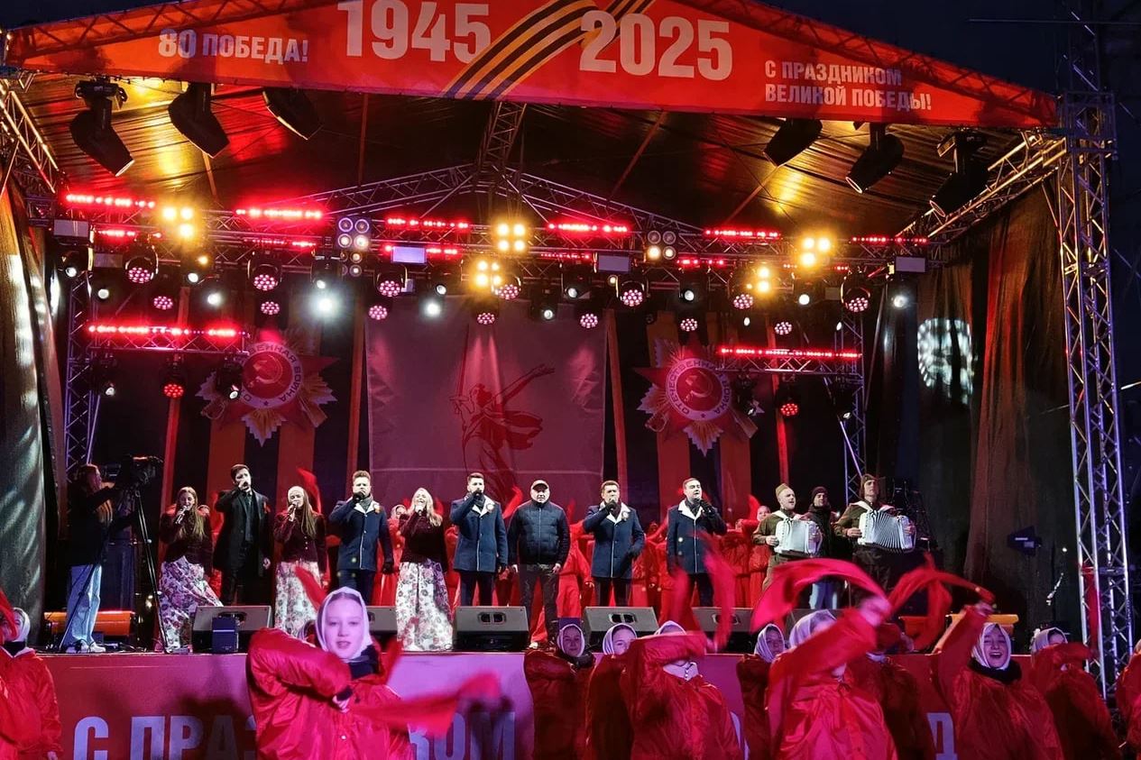 Песни Победы звучали в Усинске.