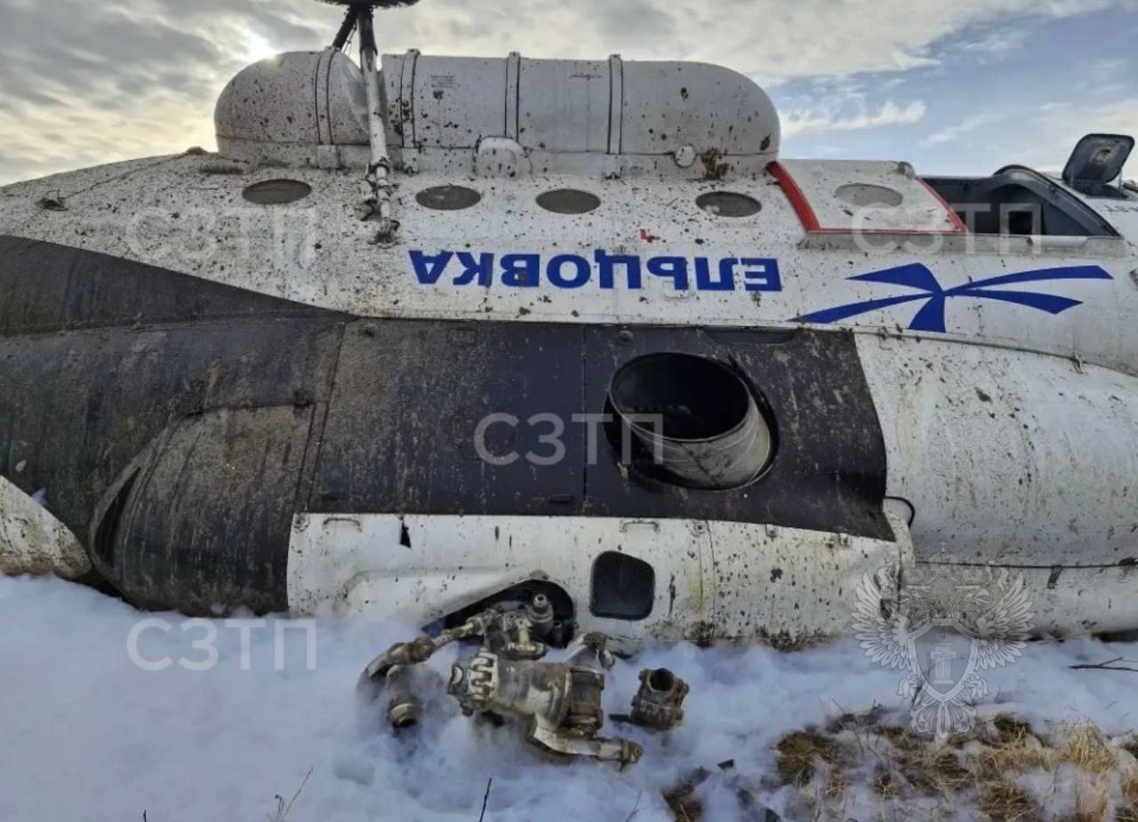 В Усинске произошло ЧП с вертолетом.